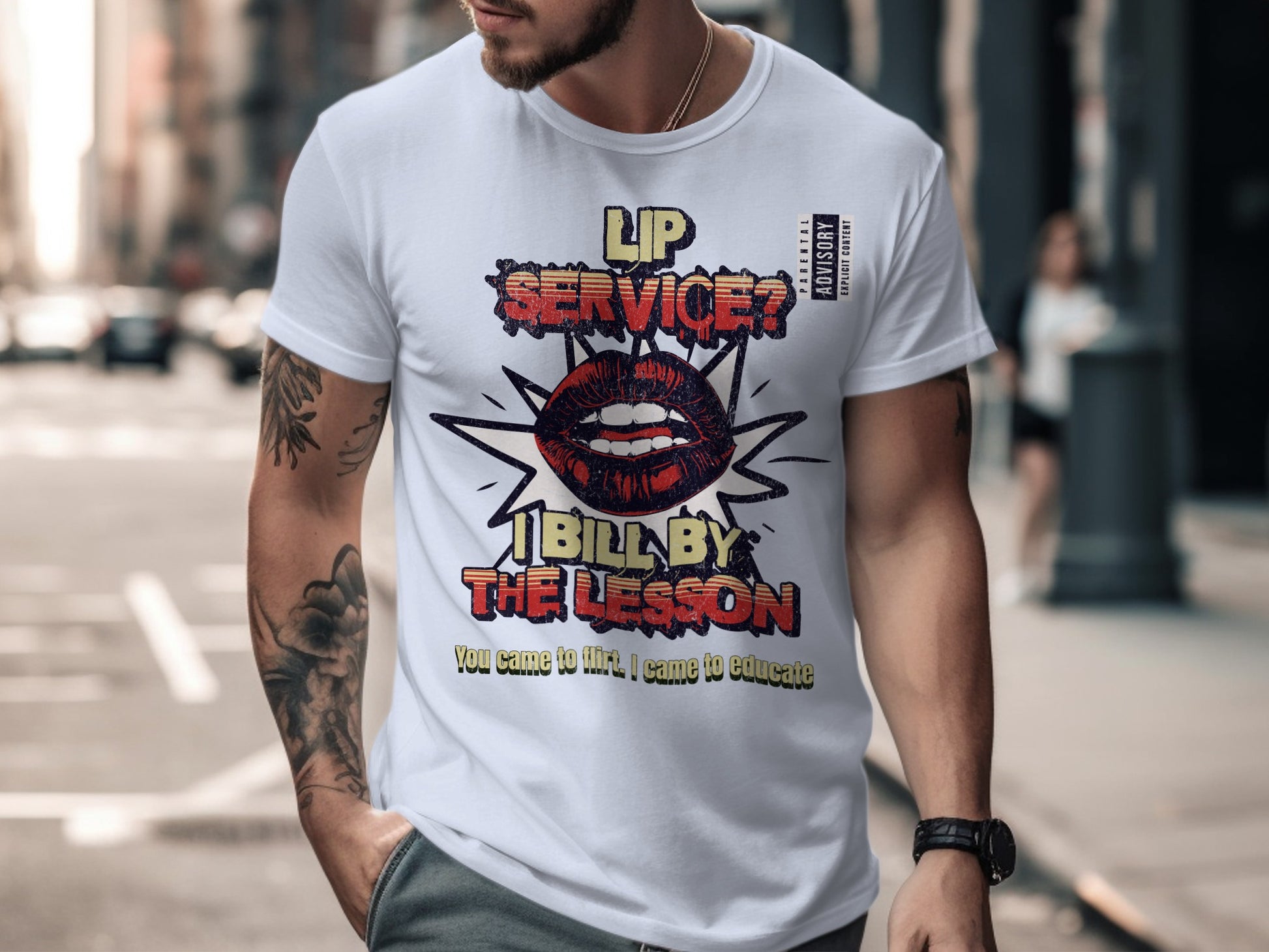 Lip Service Built By The Lesson Graphic T-shirt product type