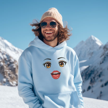 Seductive Stare Anime Vibe Alpha Edge Expression Hoodie