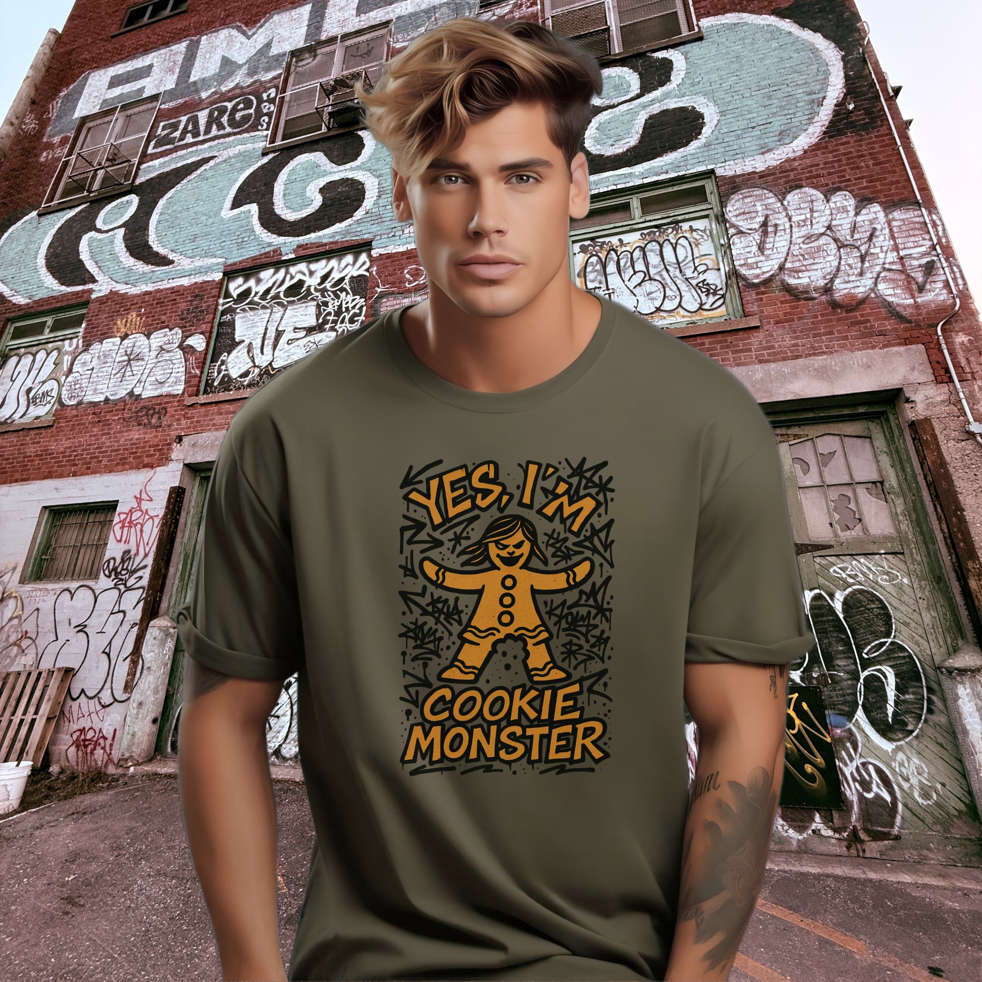 Yes I'm Cookie Monster Graphic Tee Product Type