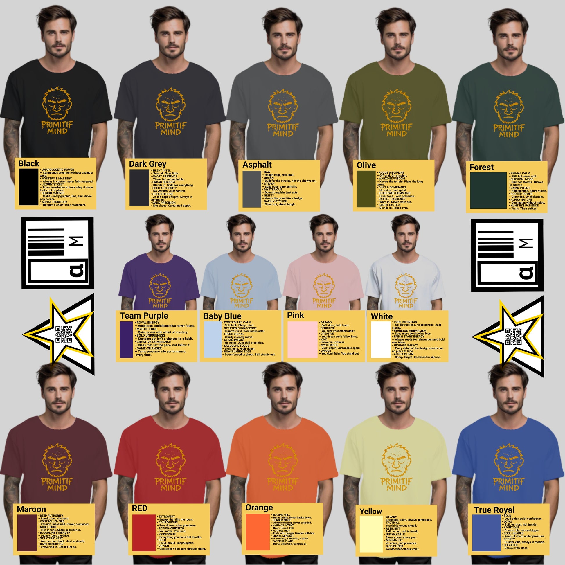 Bold Bear Graphic Printed Mind Comfort Tee Shirt product type