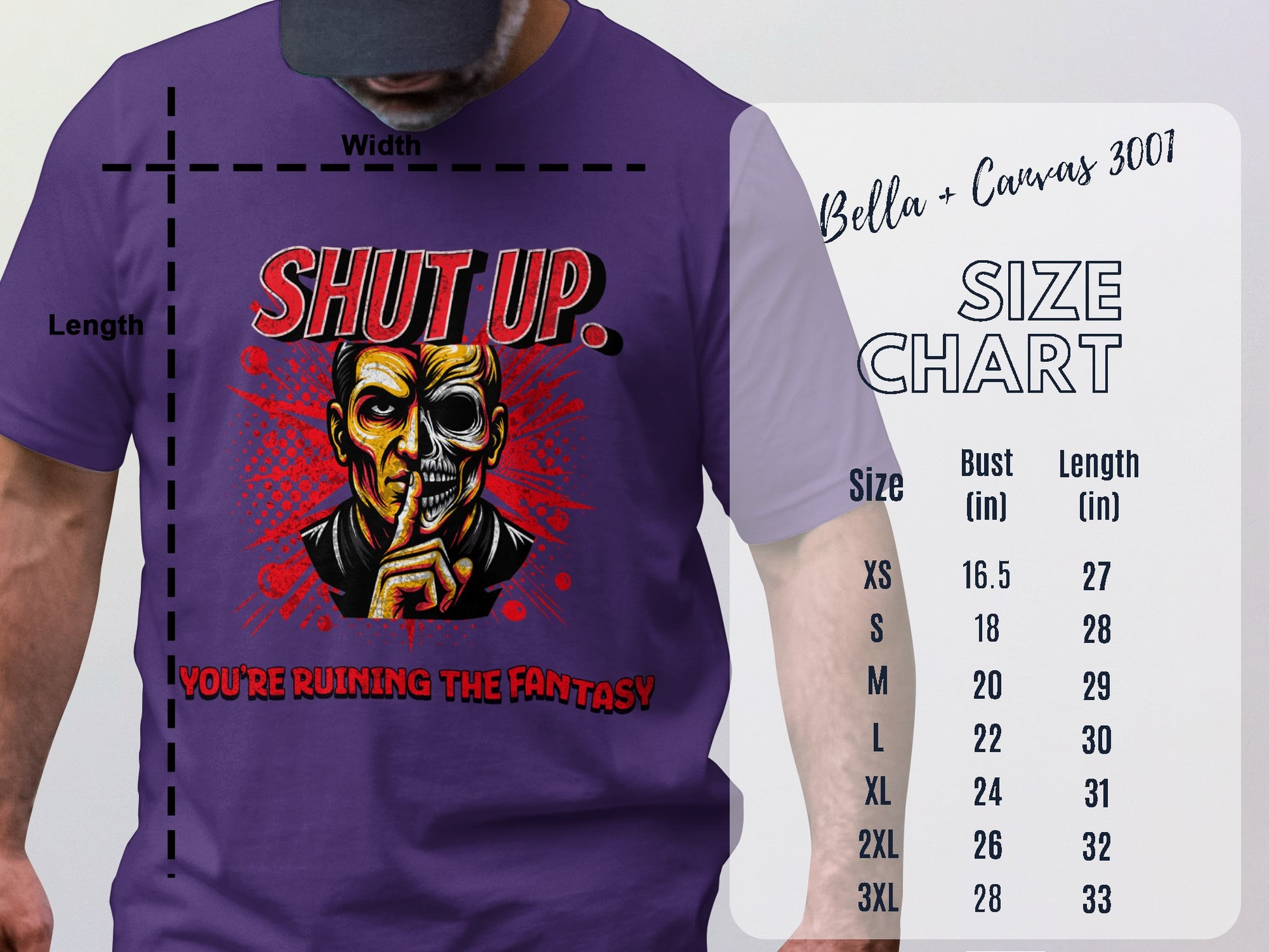 Shut Up You're Ruining The Fantasy T-Shirt product type