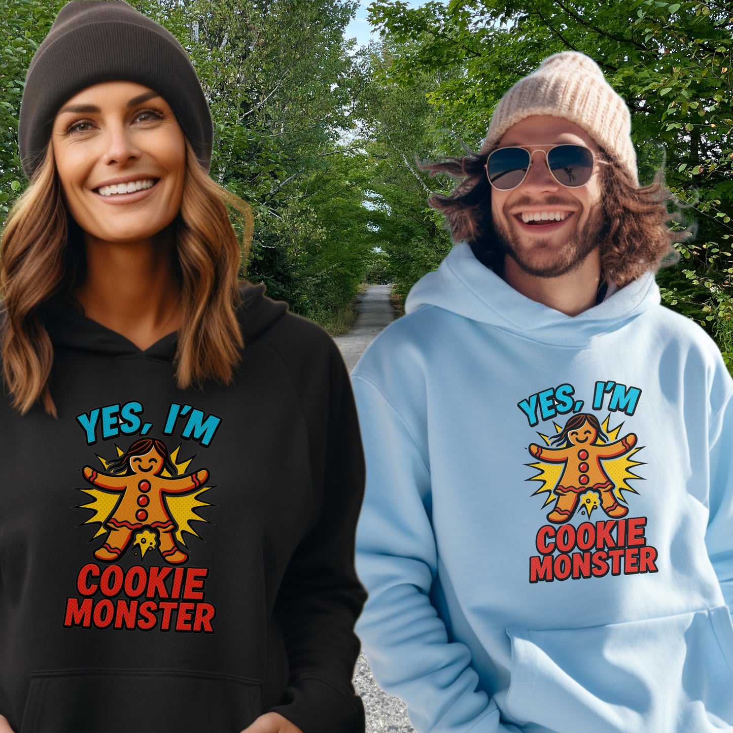 Yes I'm Cookie Monster Hoodie Perfect Gift