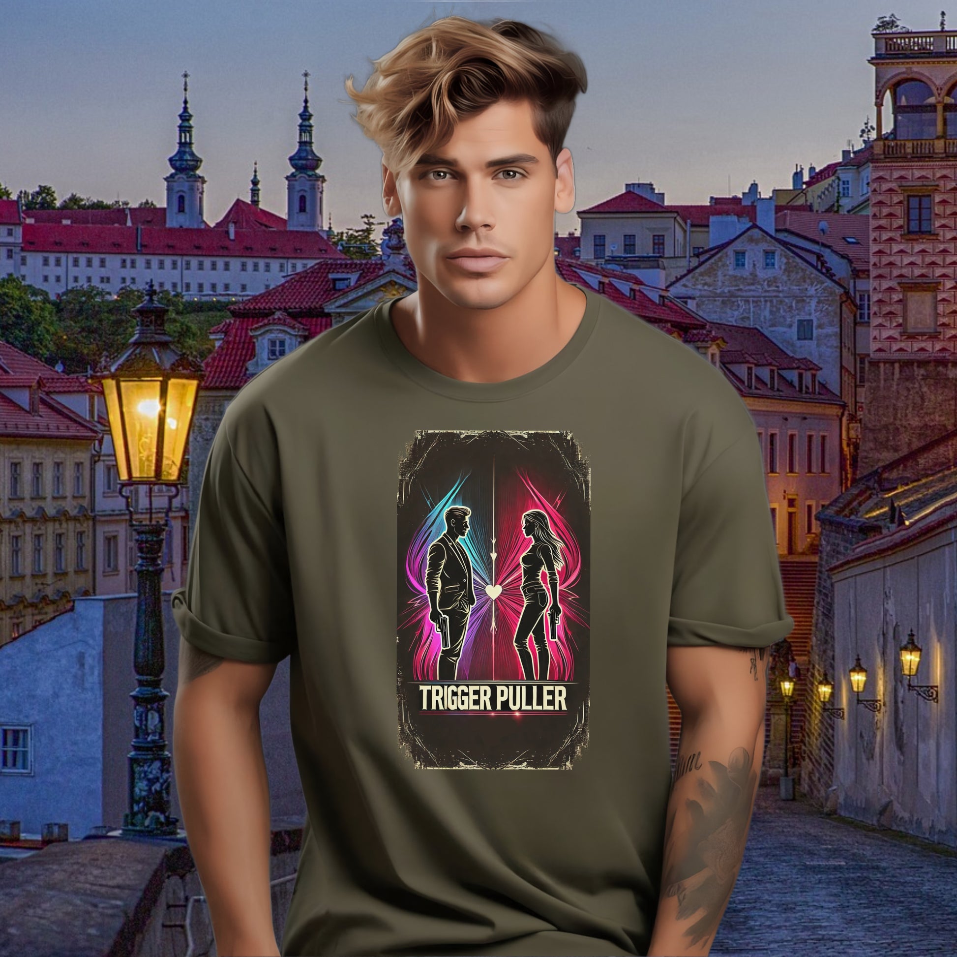 Trigger Puller Graphic Printed T-Shirt product type