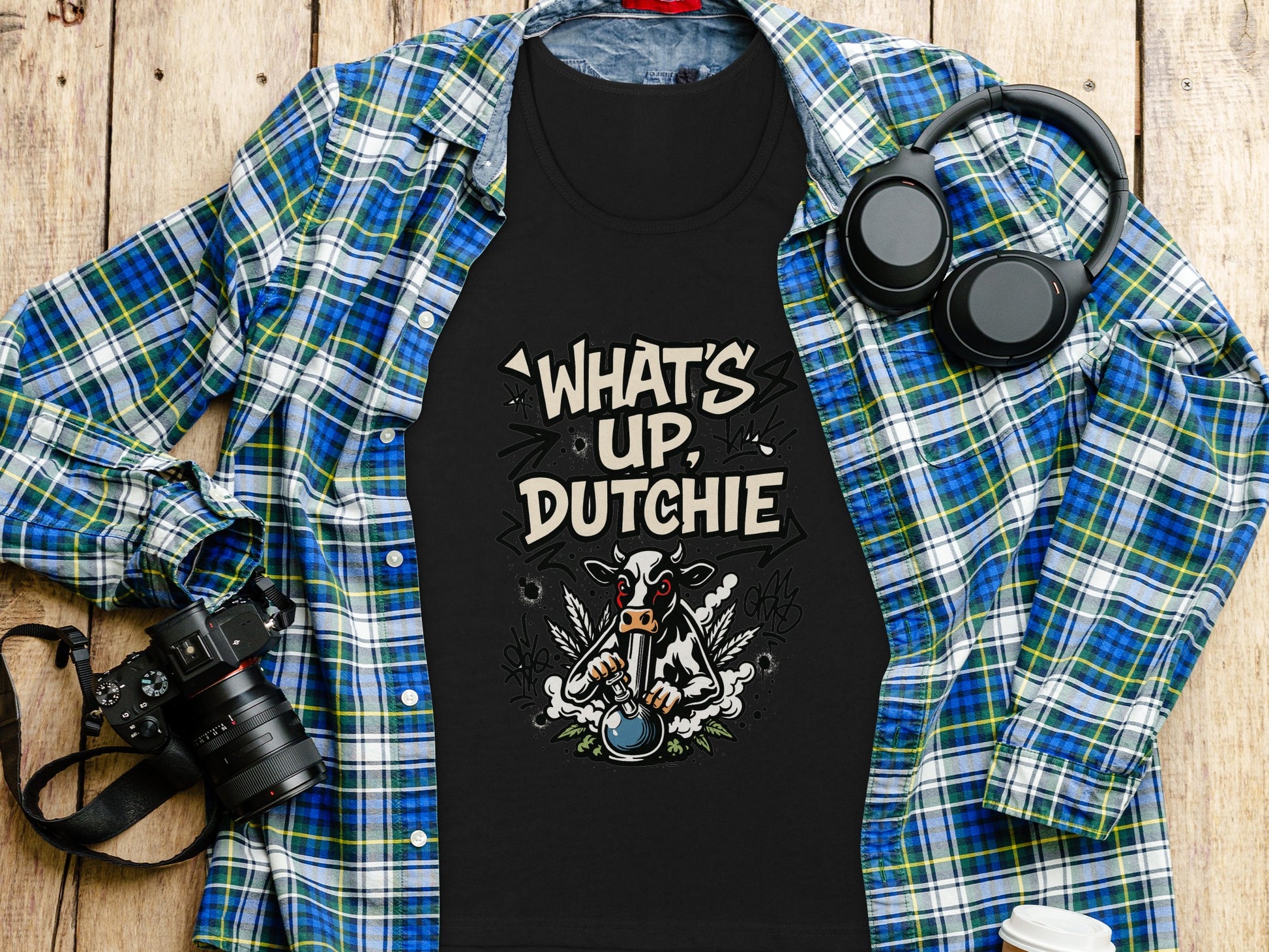 What's Up Dutchie Graphic Tee Shirt product type