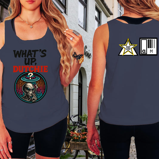 Alien Themed Design What's Up Dutchie Tank Top product