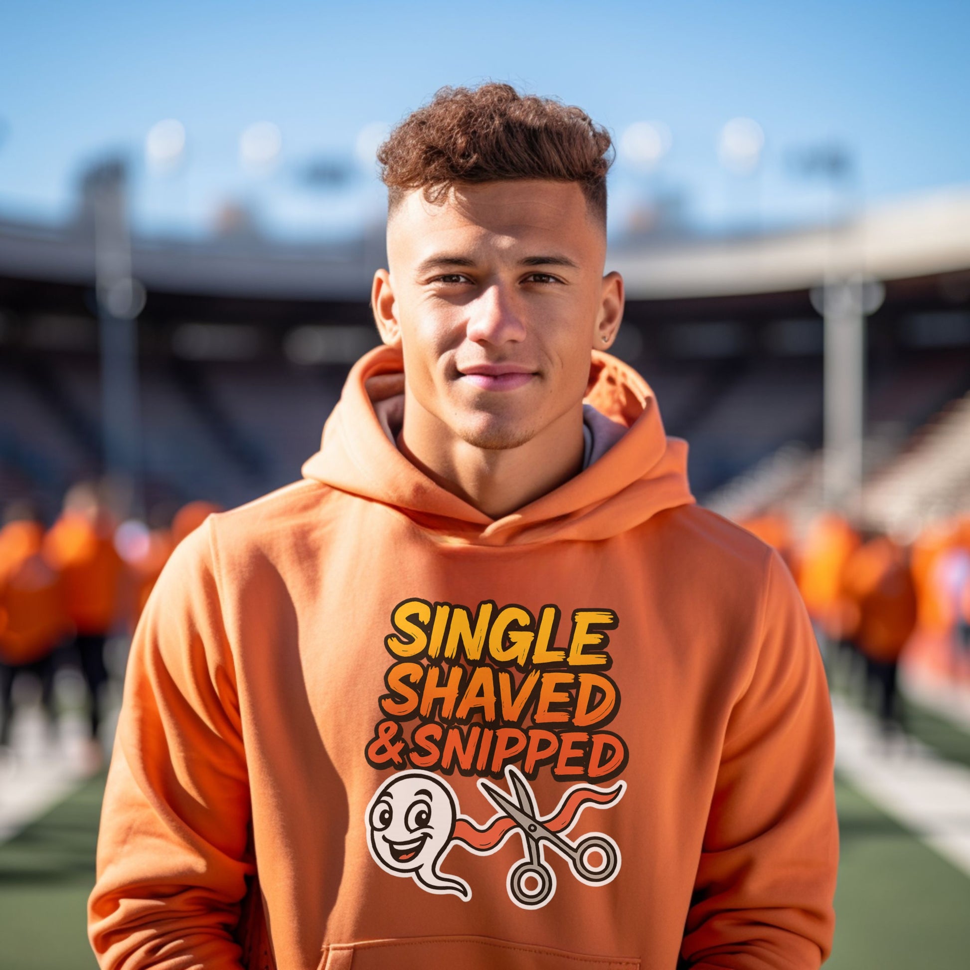 Single Shaved Snipped Design Hoodie product