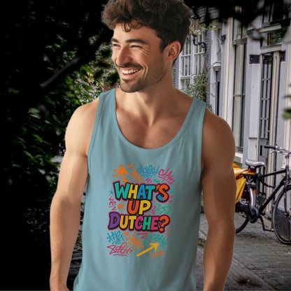 Colorful Graffiti Print Graphic Tank Top product