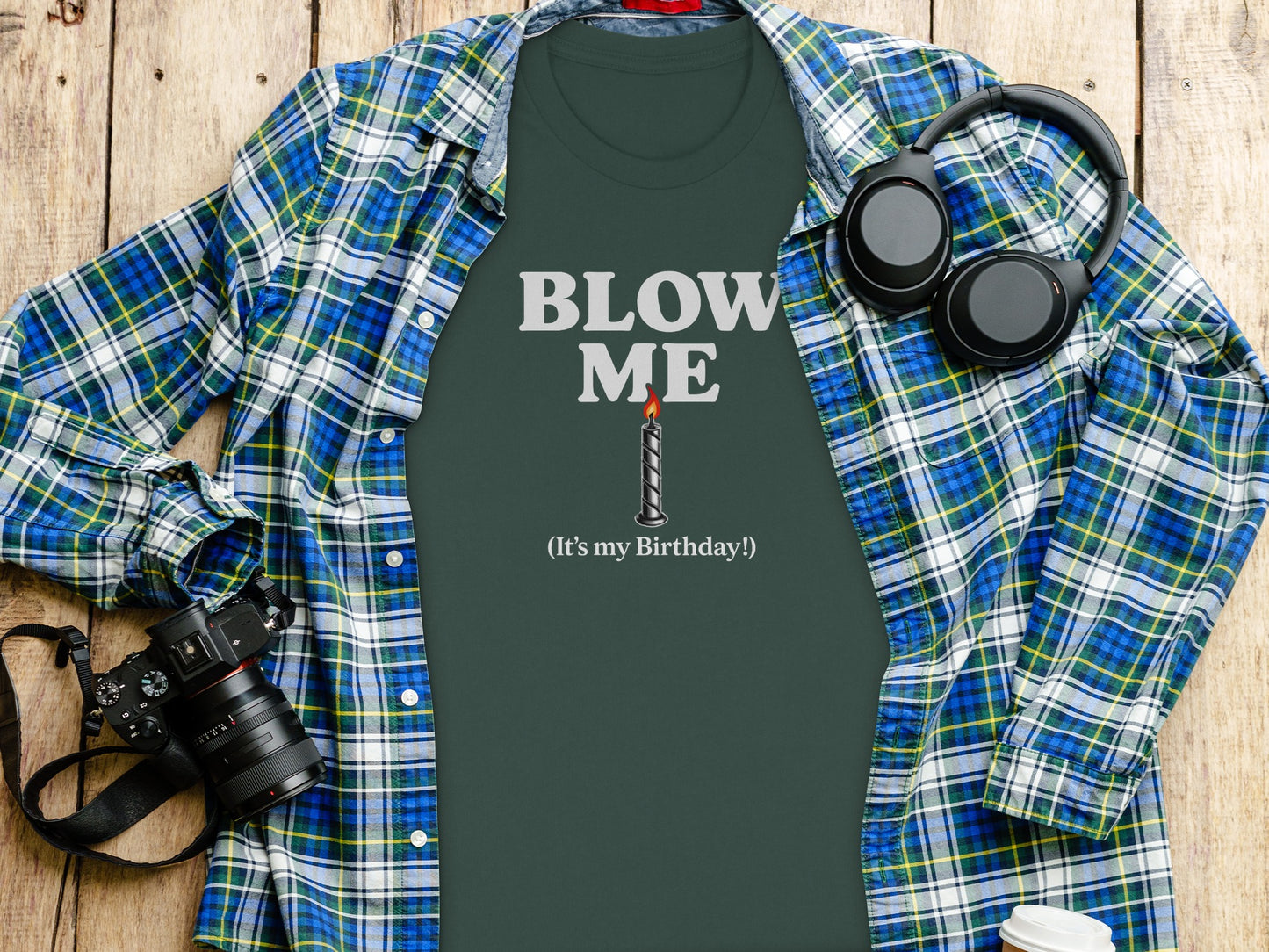 Blow Me It's My Birthday T-shirt Product