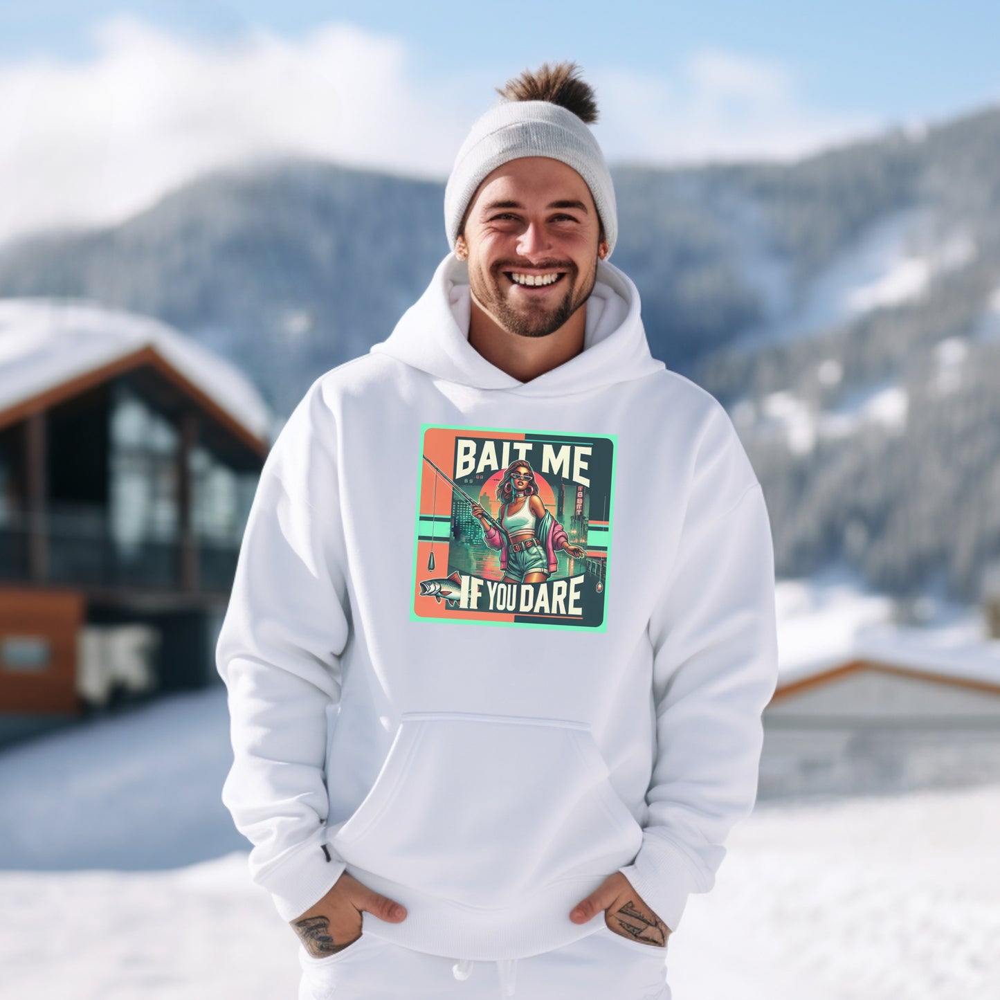 Bait Me If You Dare Graphic Hoodie Product