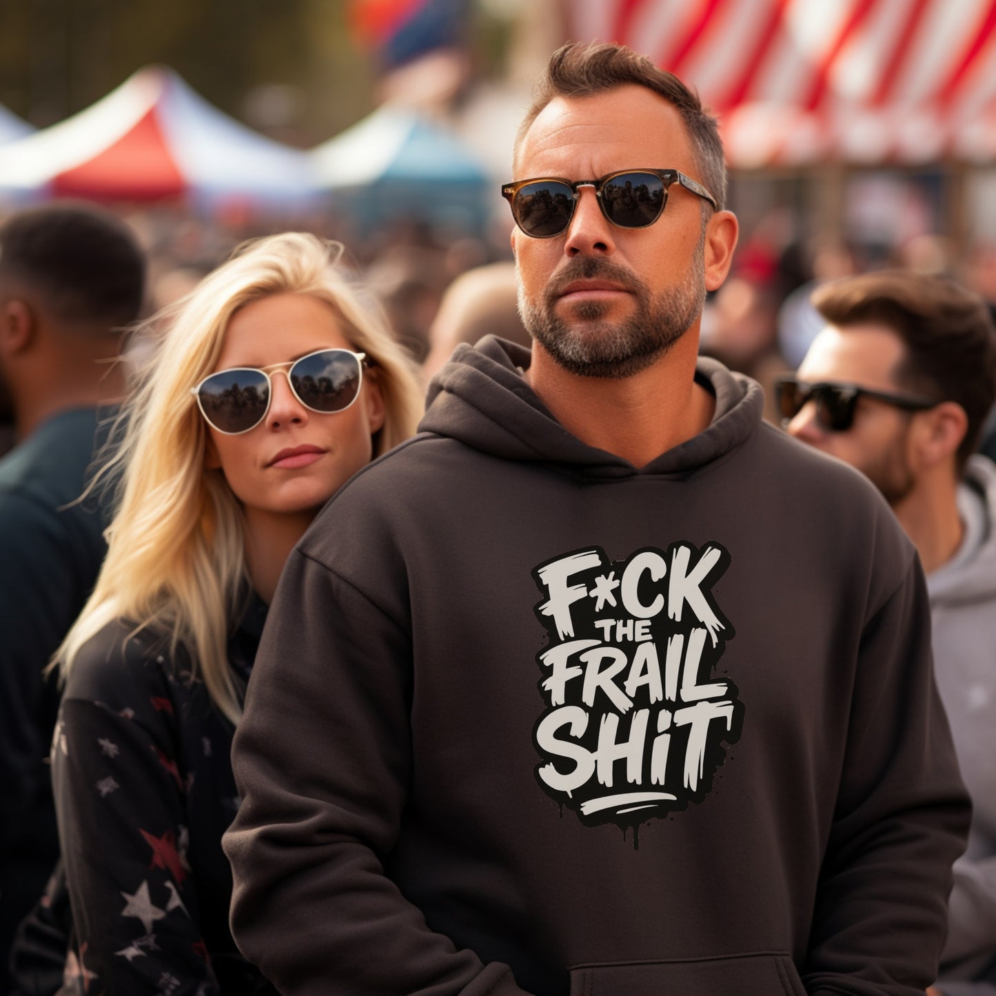 Bold Statement Hoodie with Attitude and Edge