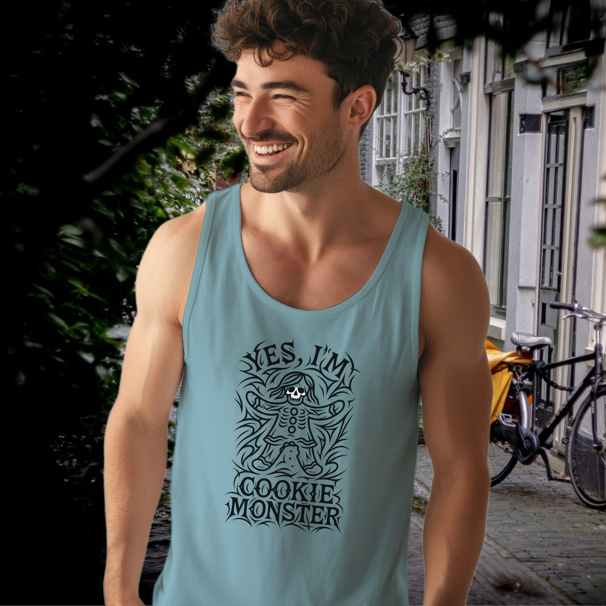 Yes I'm Cookie Monster Graphic Design Tank Top product