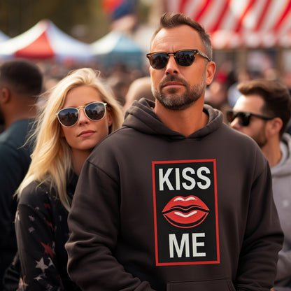 Bold Kiss Me Graphic Hoodie product