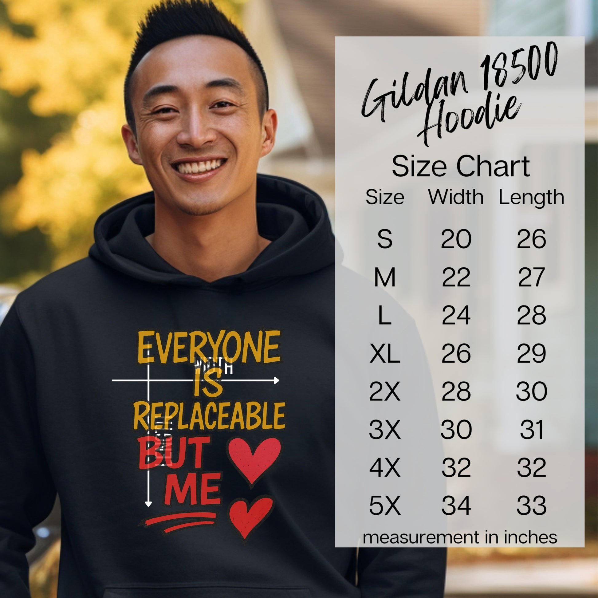 Everyone Is Replaceable But Me Hoodie product