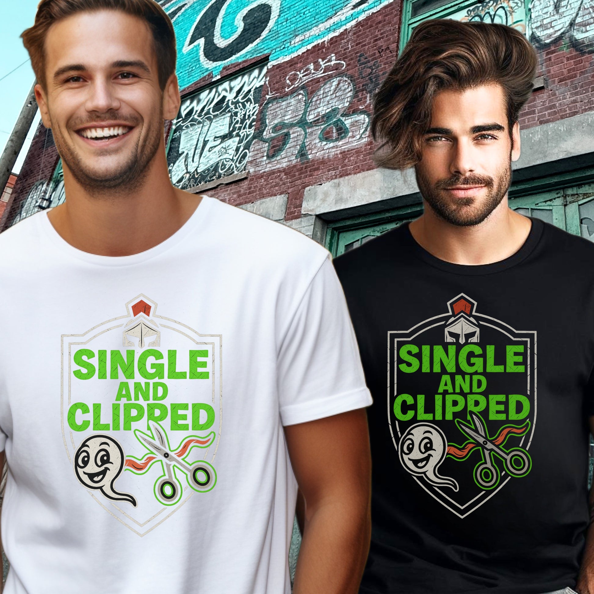 Single and Clipped Graphic Tee product type