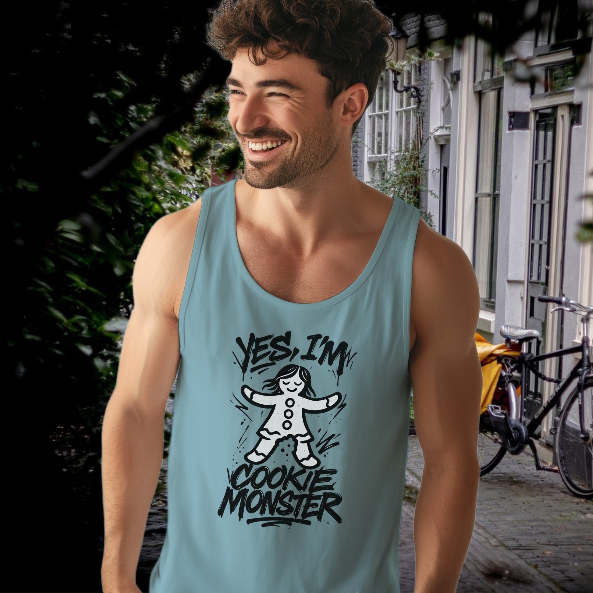 Yes I'm Cookie Monster Graphic Tank Top product type
