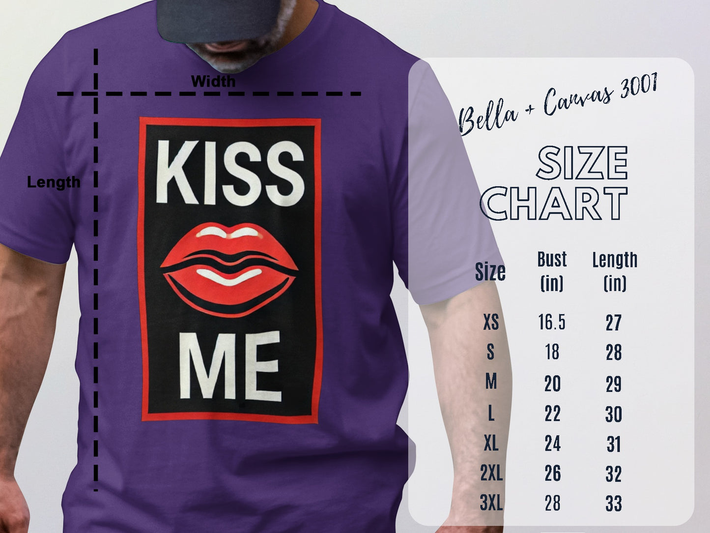 Kiss Me T-shirt product type