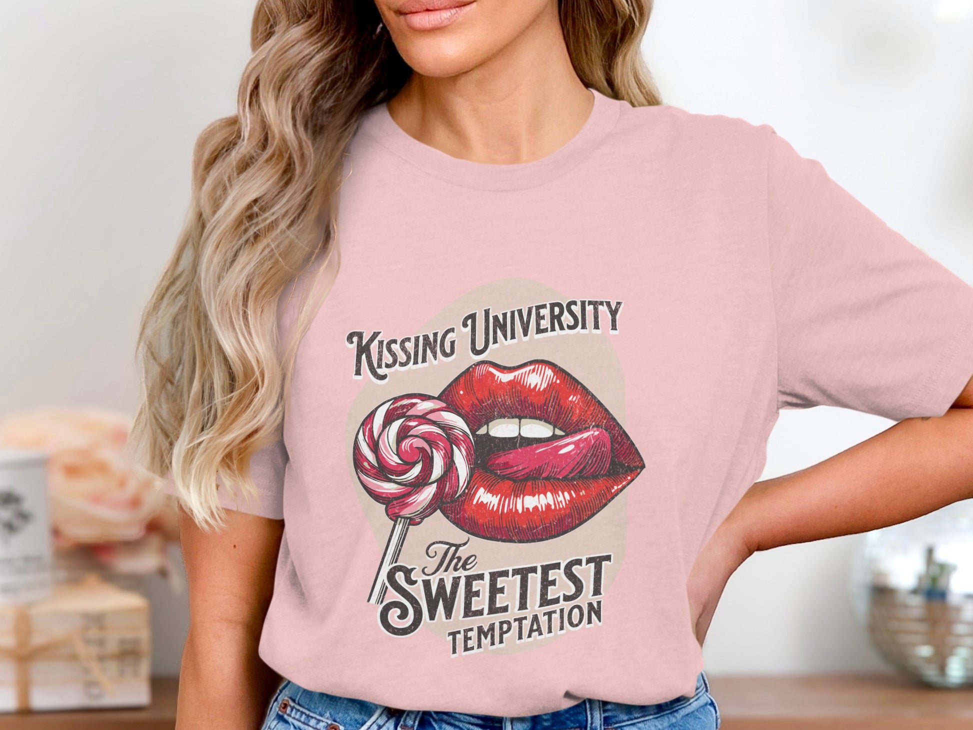 Kissing University The Sweetest Temptation T-shirt product