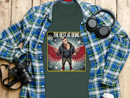 The Best at Being Red Winged Man Printed T-Shirt product