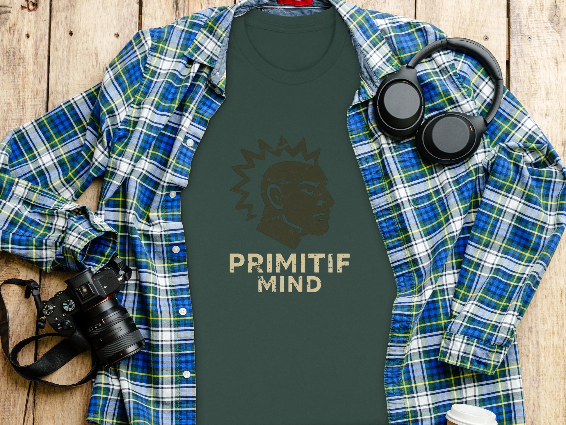 Primitif Mind Graphic T-shirt Bold Modern Clothing product
