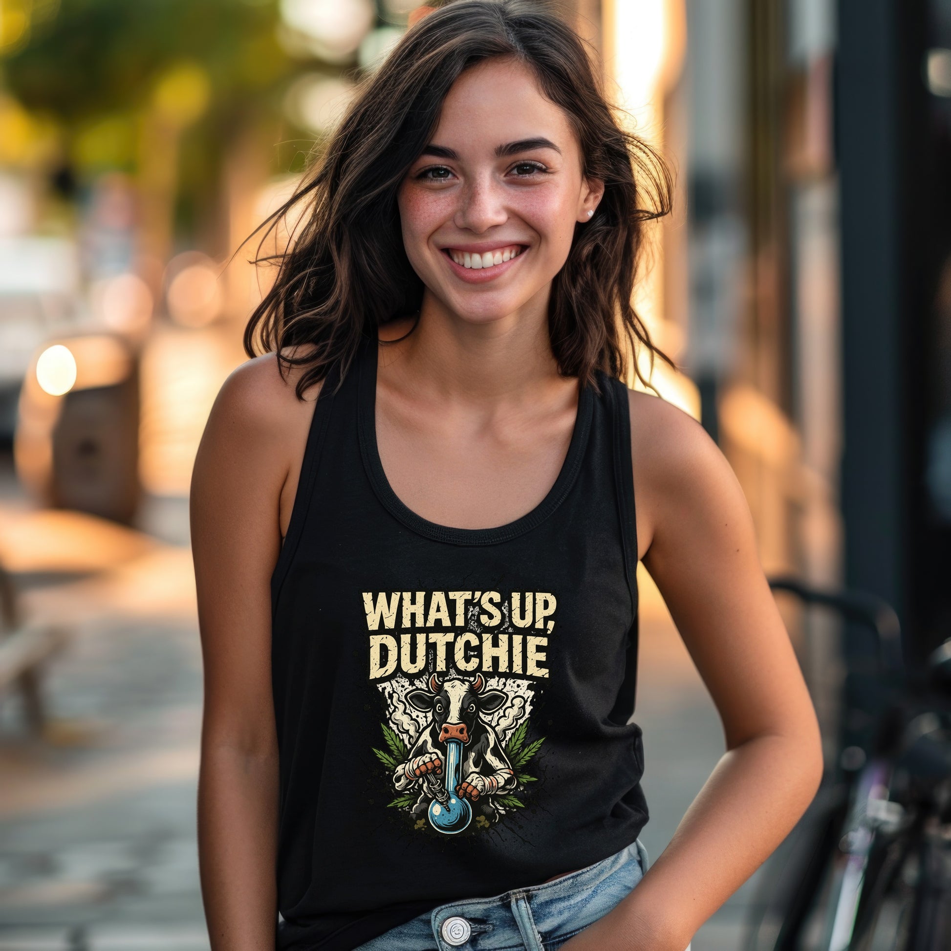 What's Up Dutchie Graphic Tank Top product type