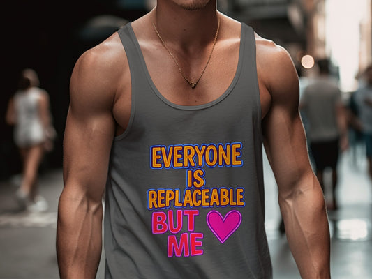 Everyone is Replaceable But Me Heart Tank Top product