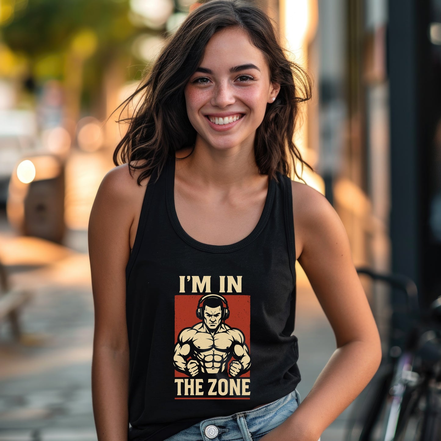 I'm in the Zone Graphic Tank Top product