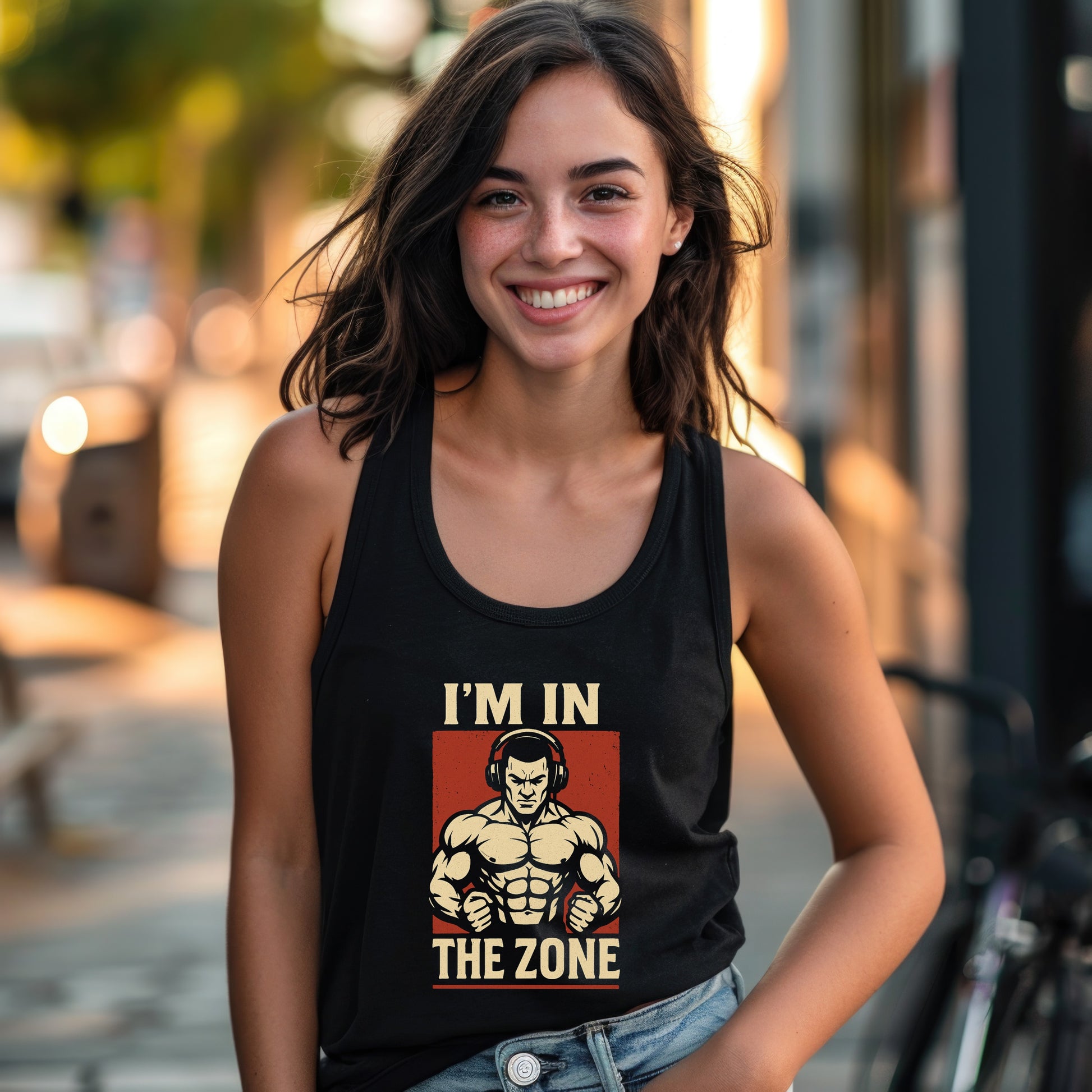 I'm in the Zone Graphic Tank Top product