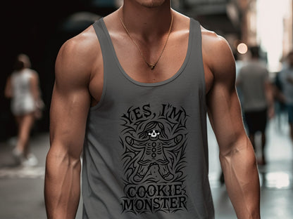 Yes I'm Cookie Monster Graphic Tank Top product type