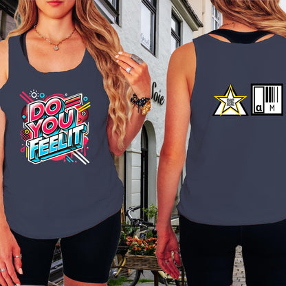 Do You Feel It Colorful Graphic Tank Top product