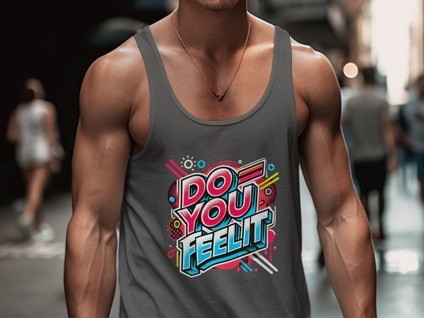 Do You Feel It Graphic Tank Top product