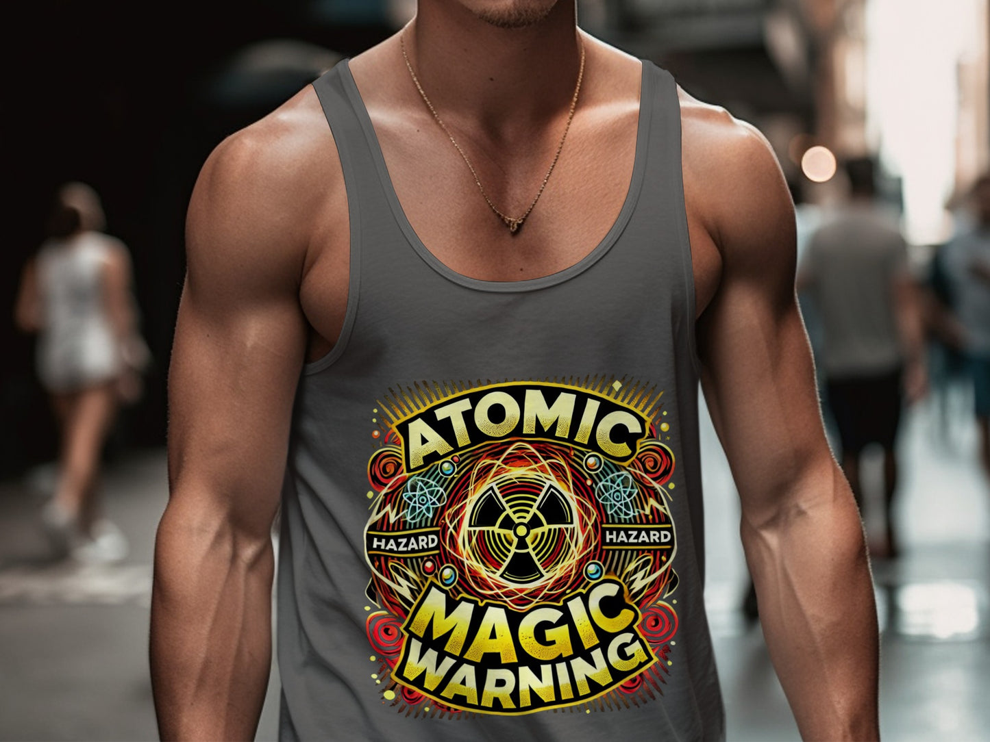 Atomic Magic Warning Hazard Graphic Tank Top Product