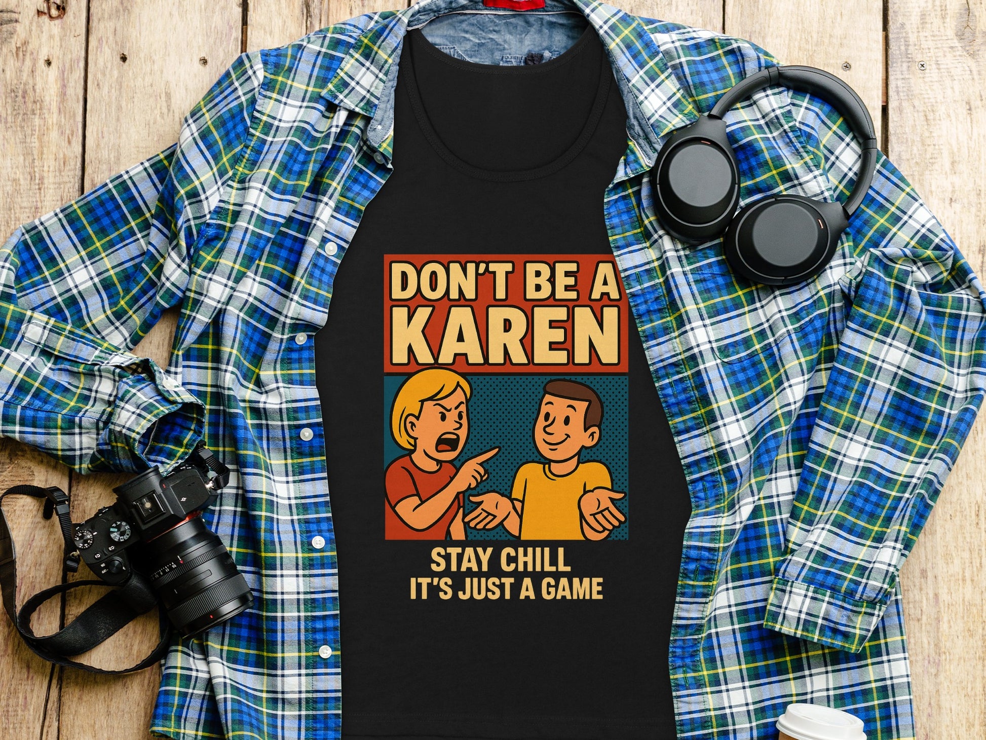 Don't Be A Karen Stay Chill It's Just A Game T-Shirt product