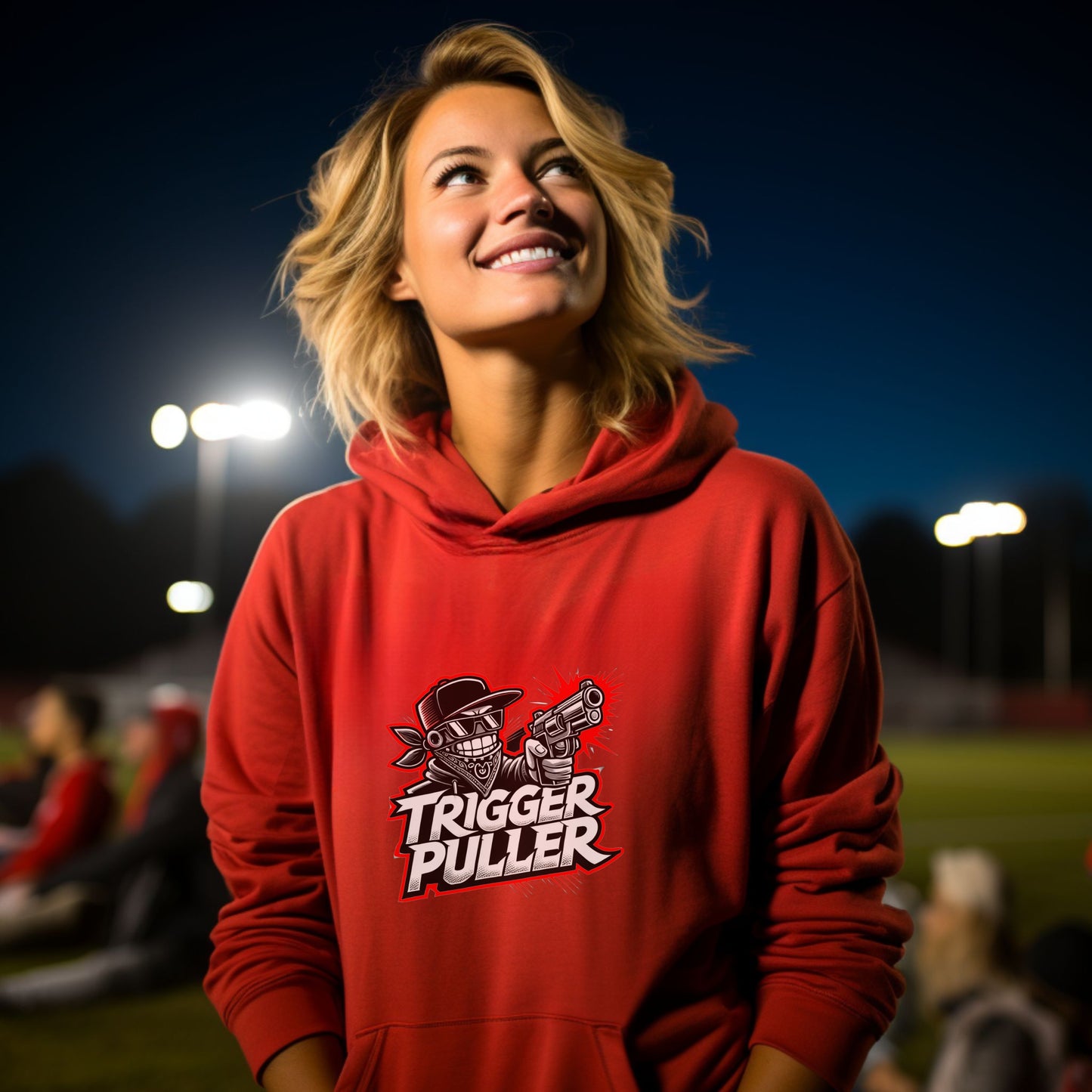 Trigger Puller Graphic Red Hoodie product