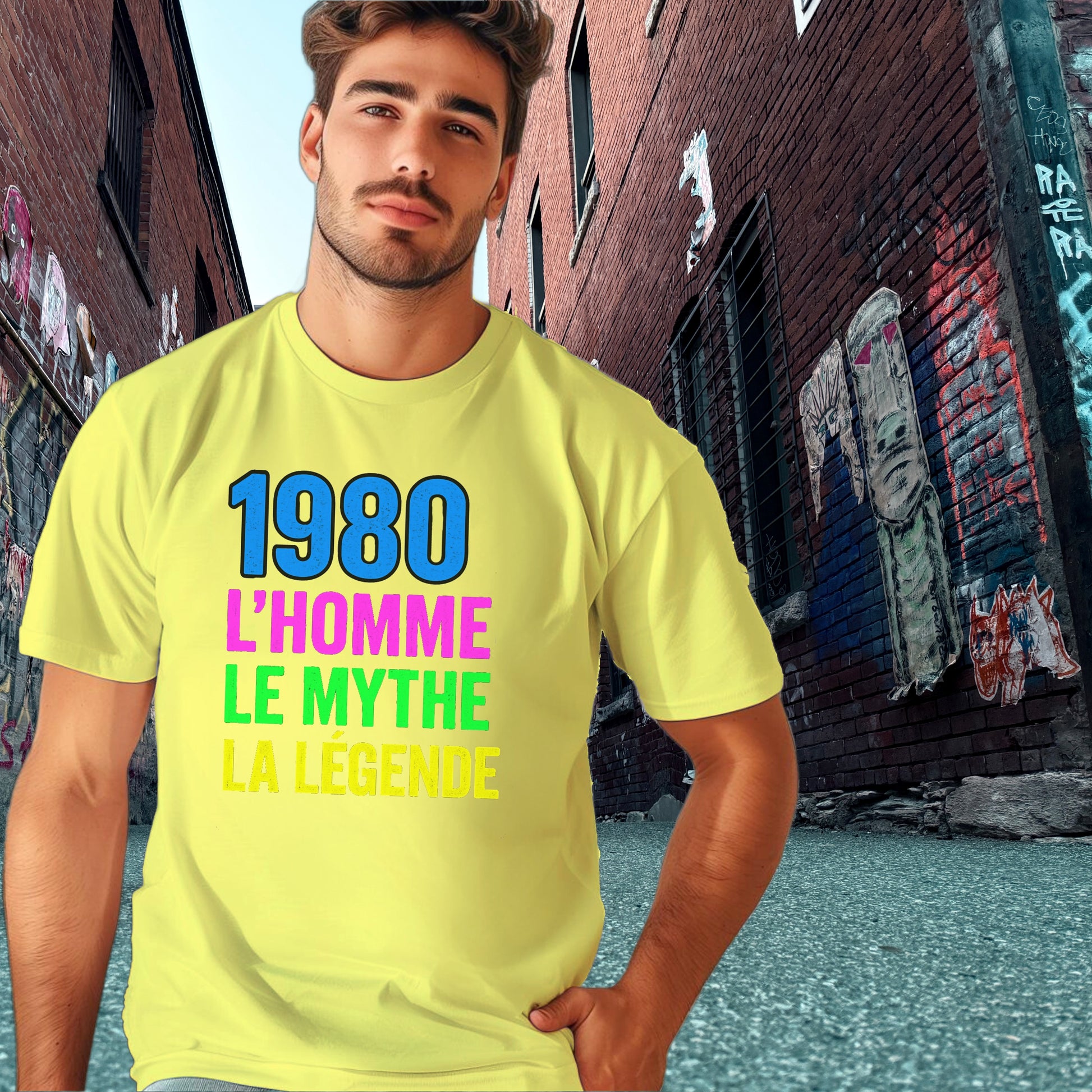 1980 L'Homme Le Mythe La Légende Graphic Tee product