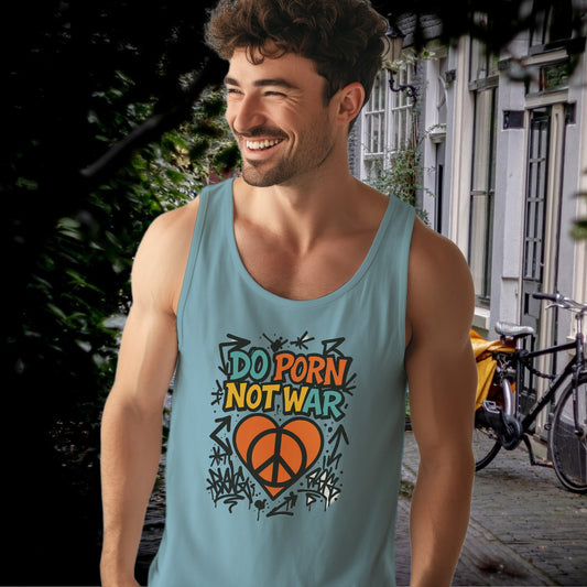 Do Porn Not War Graphic Design Tank Top product