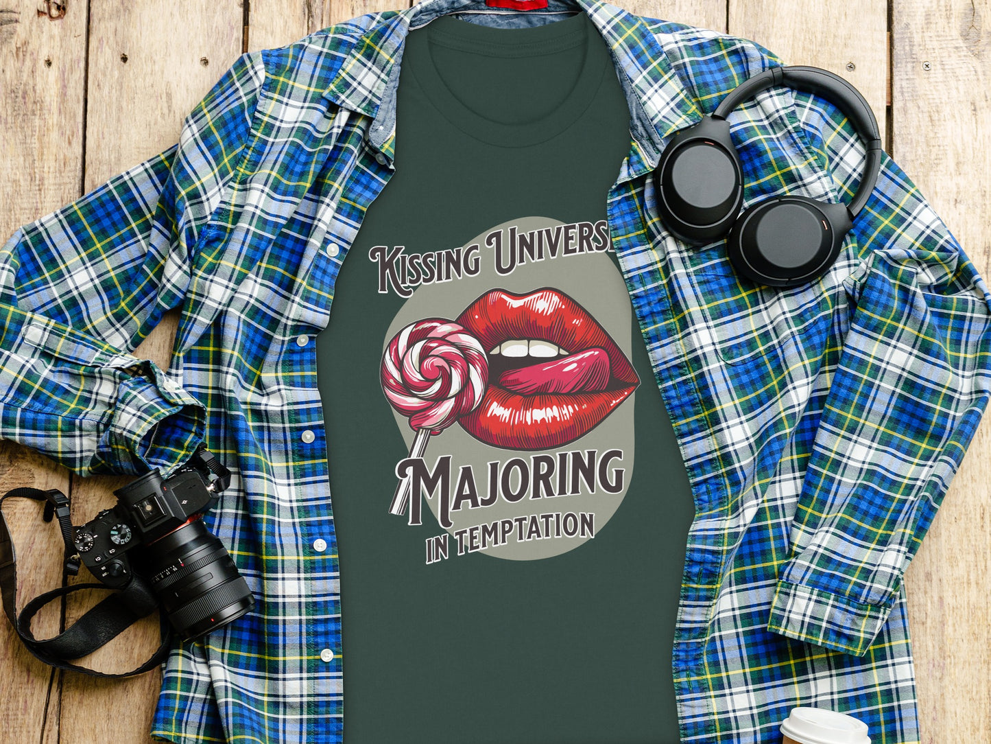 Kissing University Majoring in Temptation Shirt product type