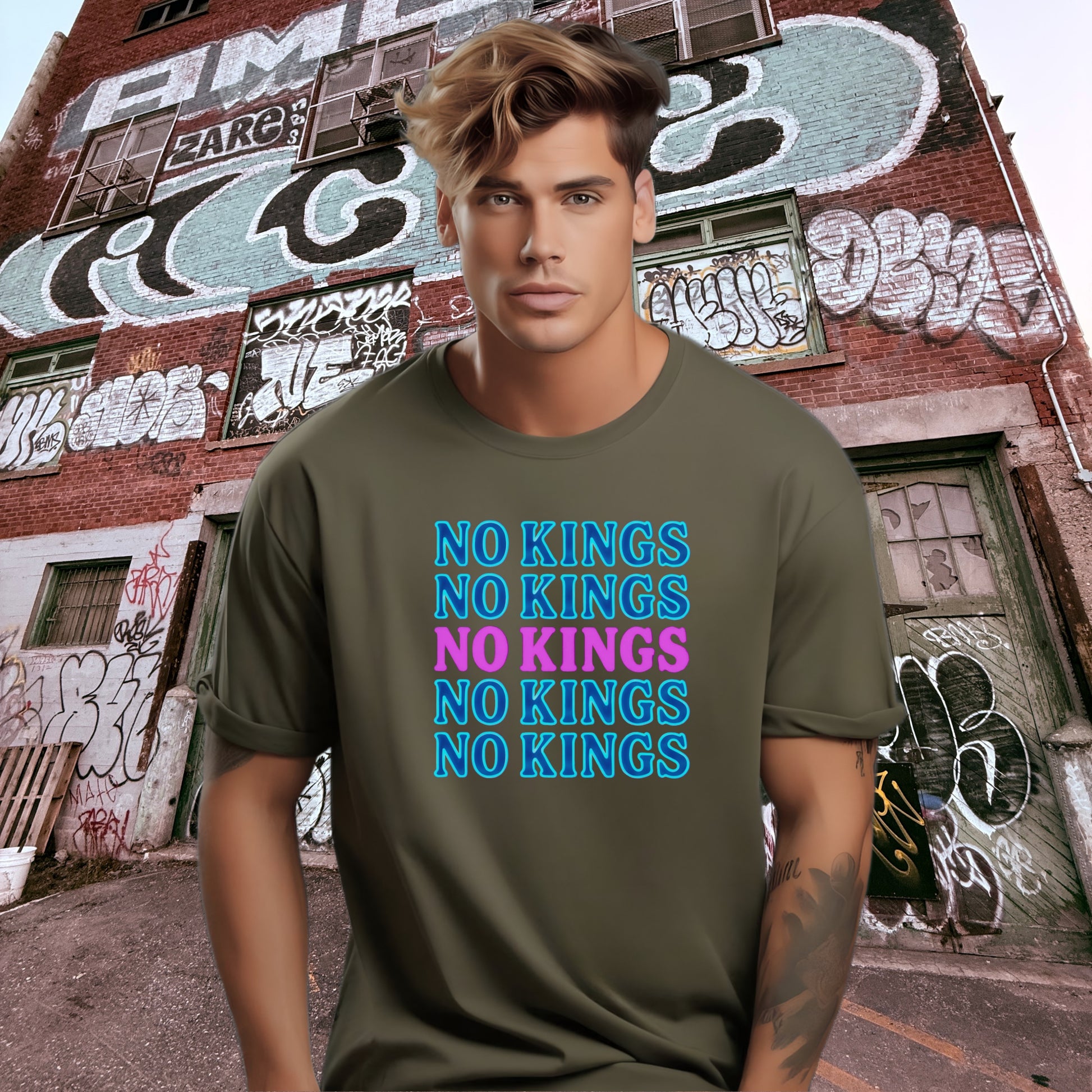Stylish No Kings No Kings Graphic Tee