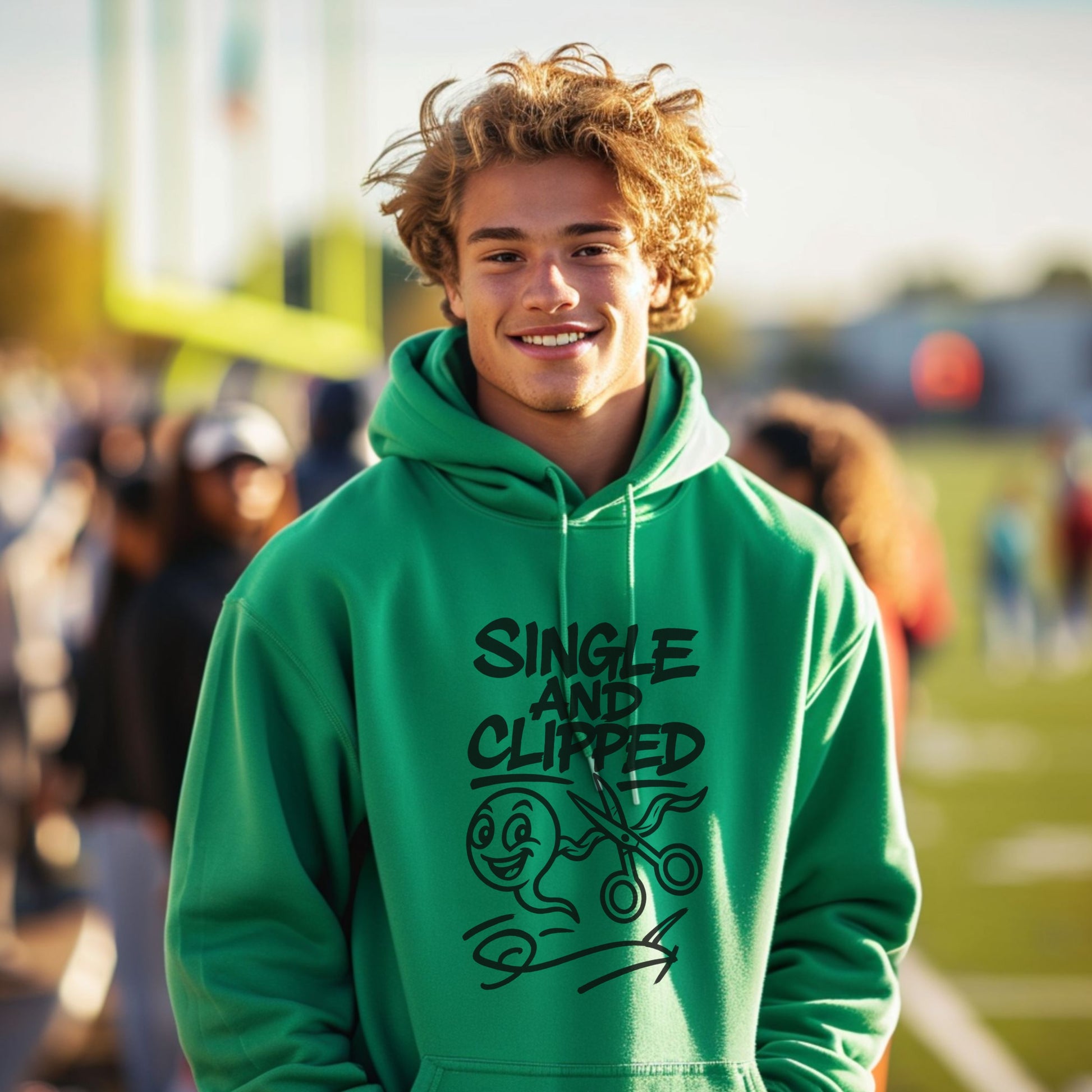 Single And Clipped Graphic Hoodie product