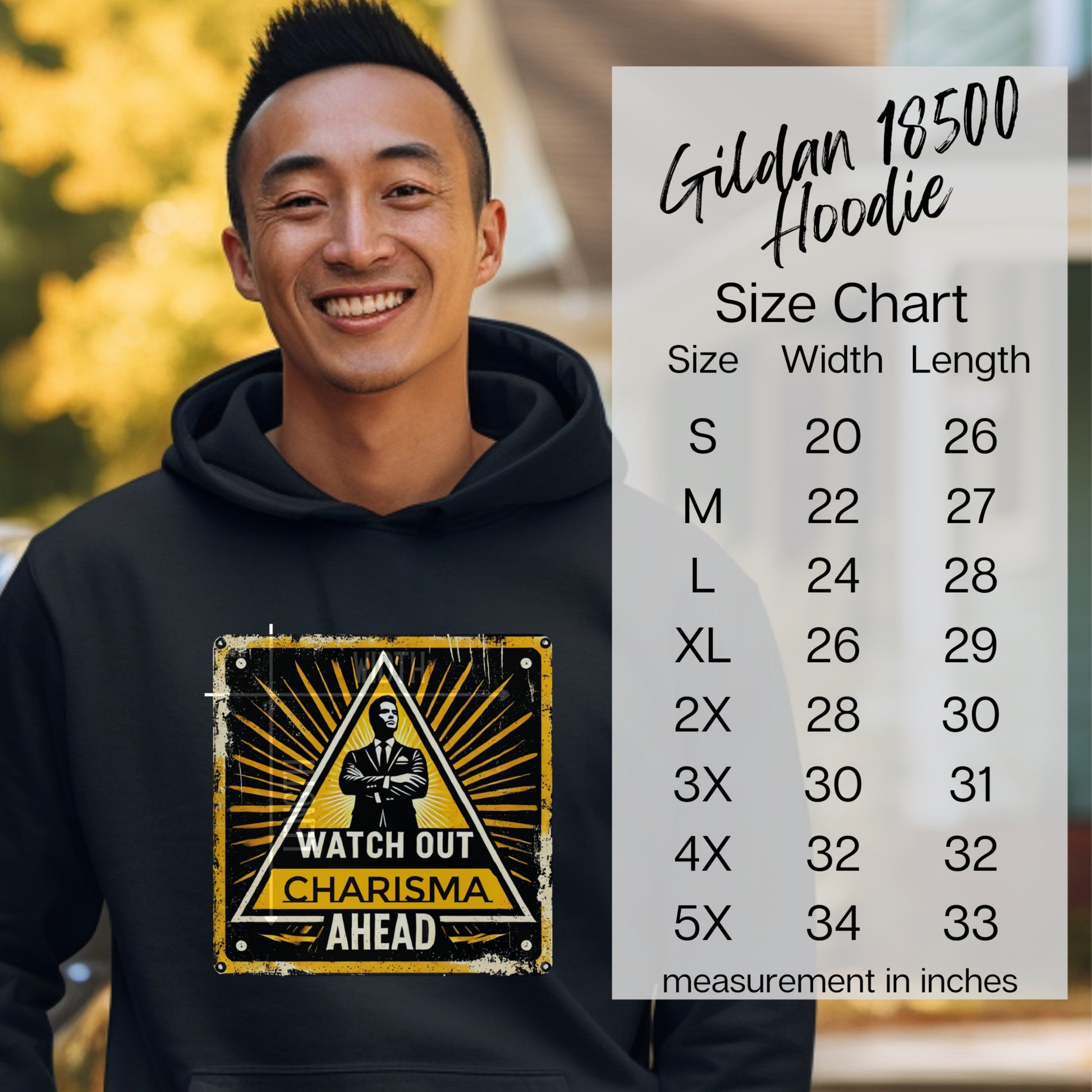 Watch Out Charisma Ahead Gildan 18500 Hoodie product type