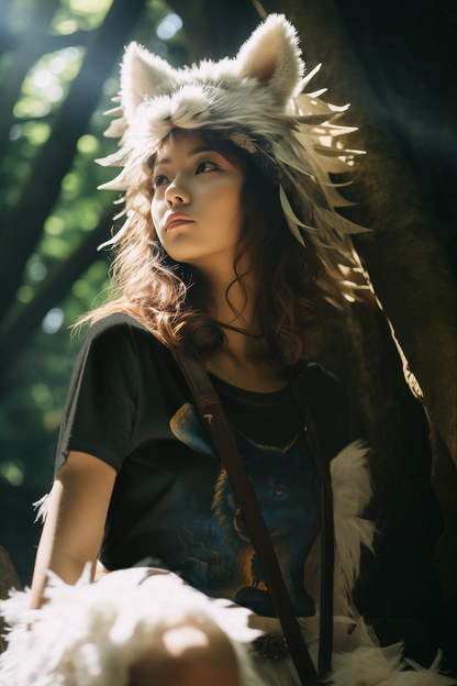 Midnight Wolf Instinct Tee – Unisex Streetwear Graphic Tee