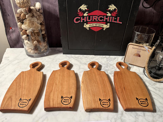 4 x 12x5.6 Inches Personalized Charcuterie Cheez Board, Custom Wood Serving Platter, Cutting Board with Handle, Kitchen Gift, Cheese Board