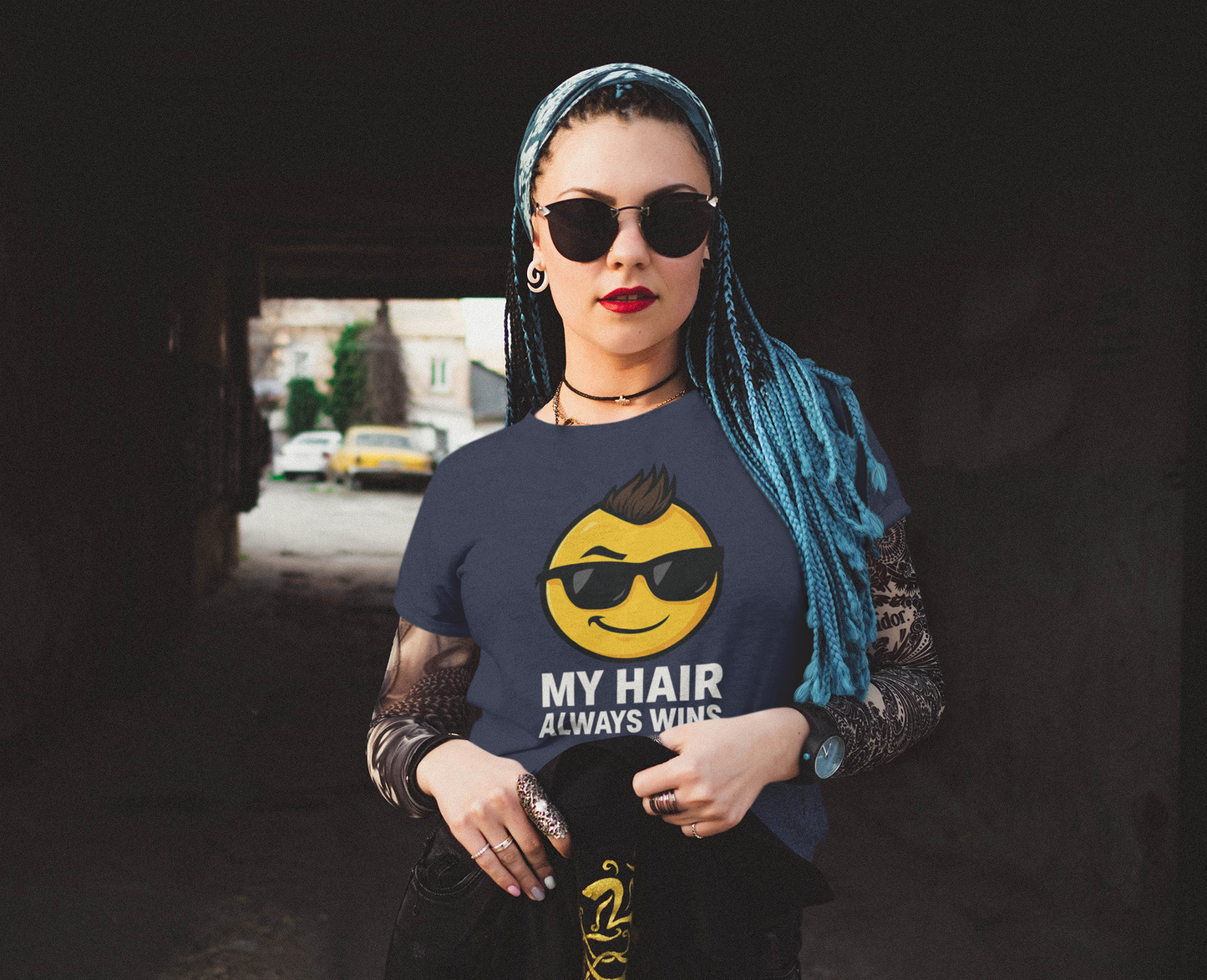 Hair Always Wins Attitude Tee – Unisex Streetwear Graphic Tee