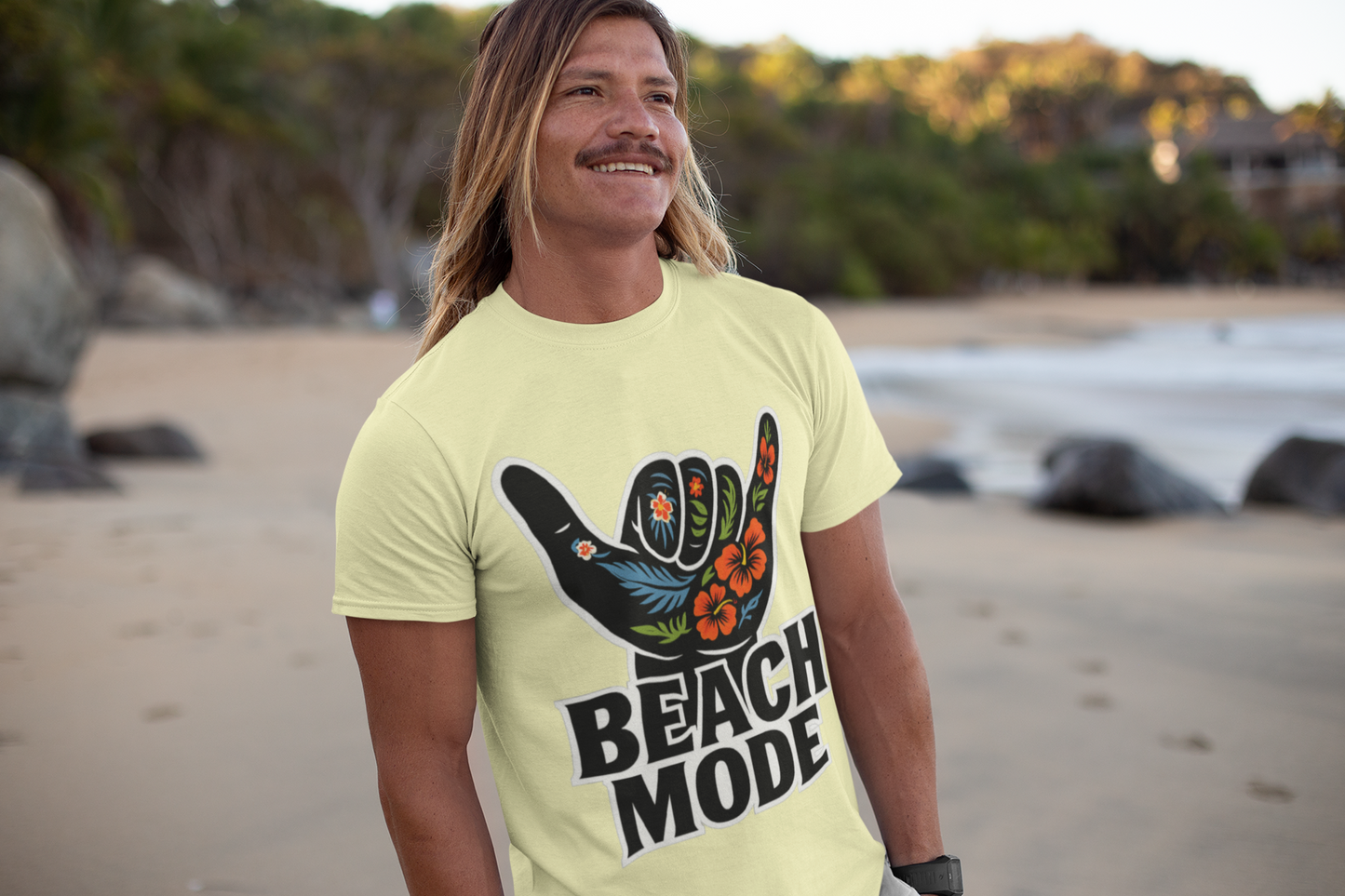 Beach Mode Activated – Unisex Bold Streetwear Graphic Tee