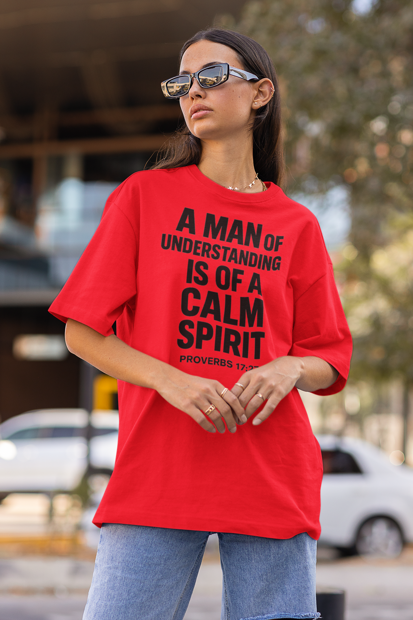 Calm Strength Over Noise – Unisex Streetwear Graphic Tee