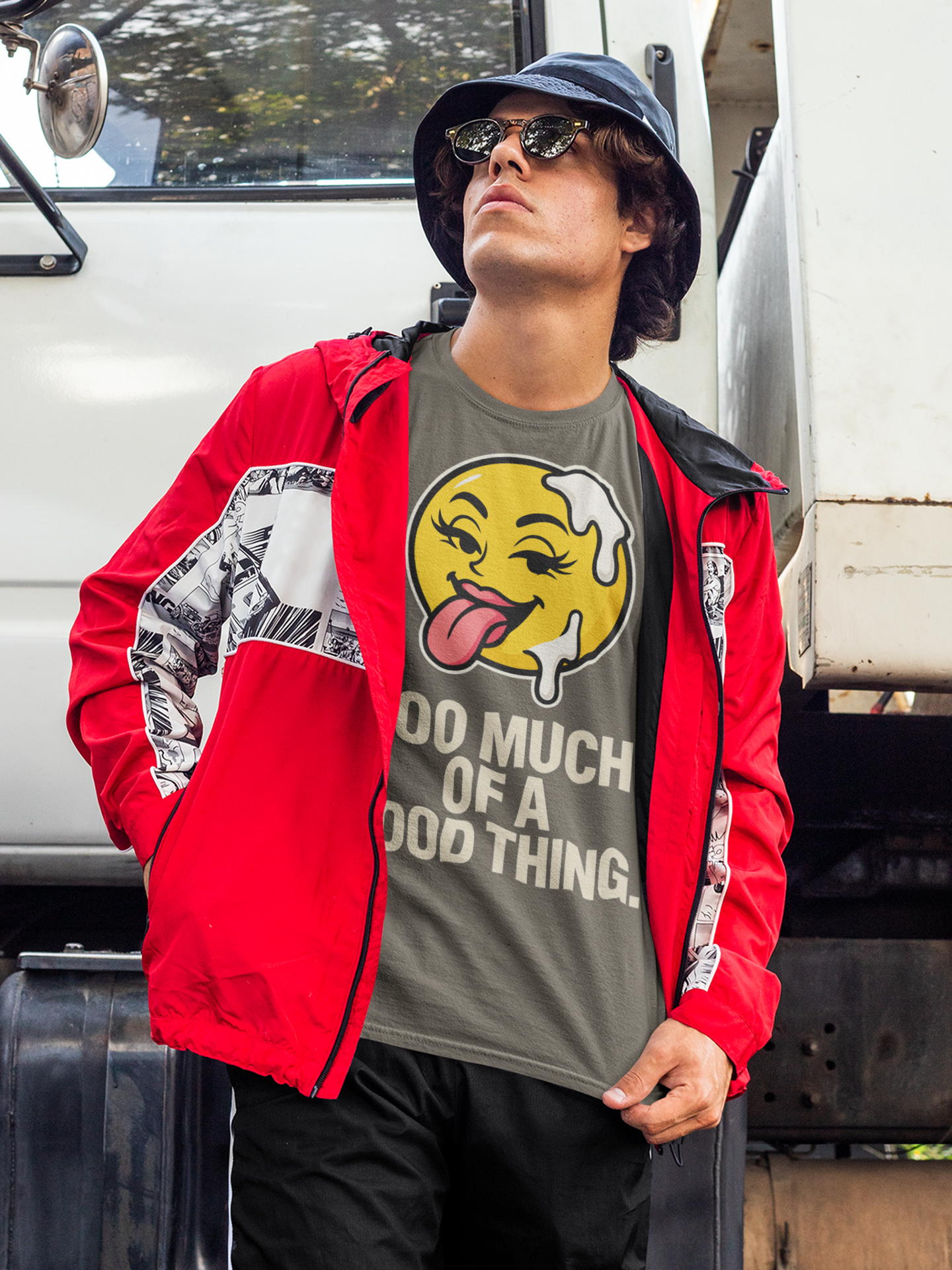 Playfully Over the Limit – unisex streetwear graphic tee