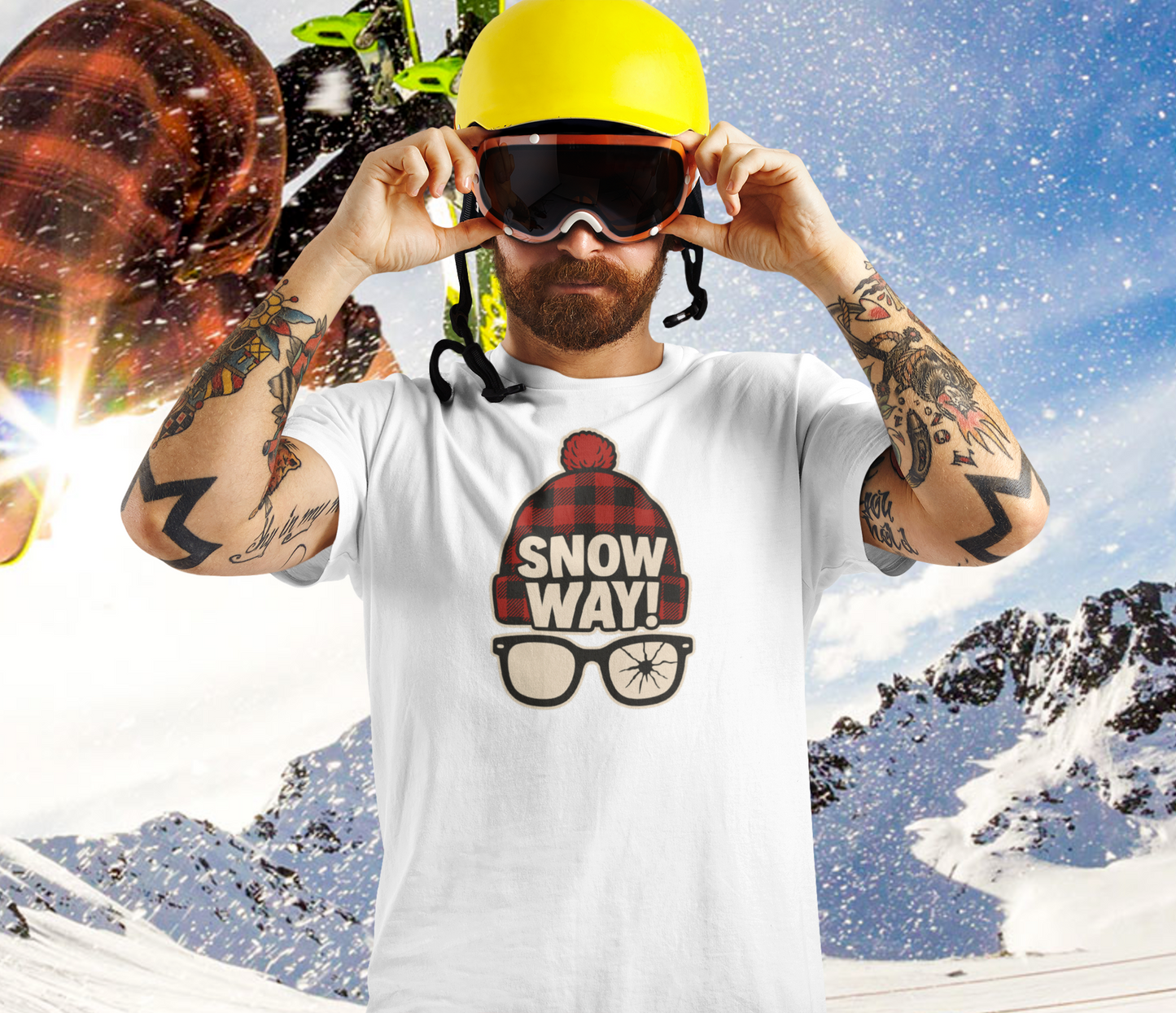 Snow Way! – Winter Streetwear Unisex Graphic T-Shirt