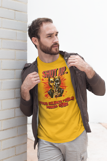 Silence Speaks Louder – unisex streetwear graphic tee