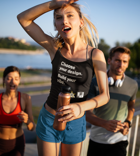 Custom Alpha Spaghetti Tank Choose Your Design Build Your Vibe.