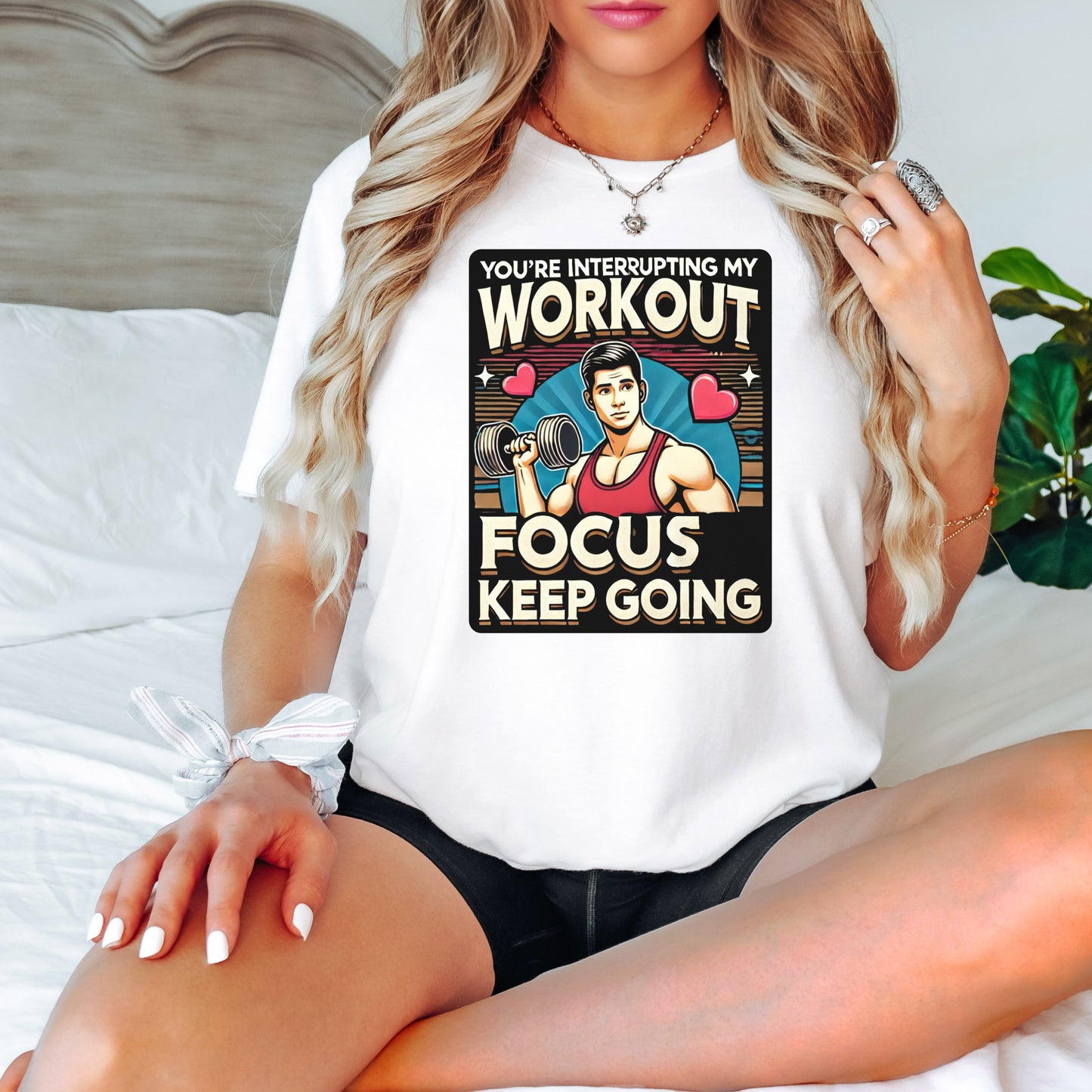 Funny Workout T-Shirt, Gym Motivation Tee, Fitness Humor Shirt, Weightlifting Gift, Exercise Quote Top, Men's Training Apparel