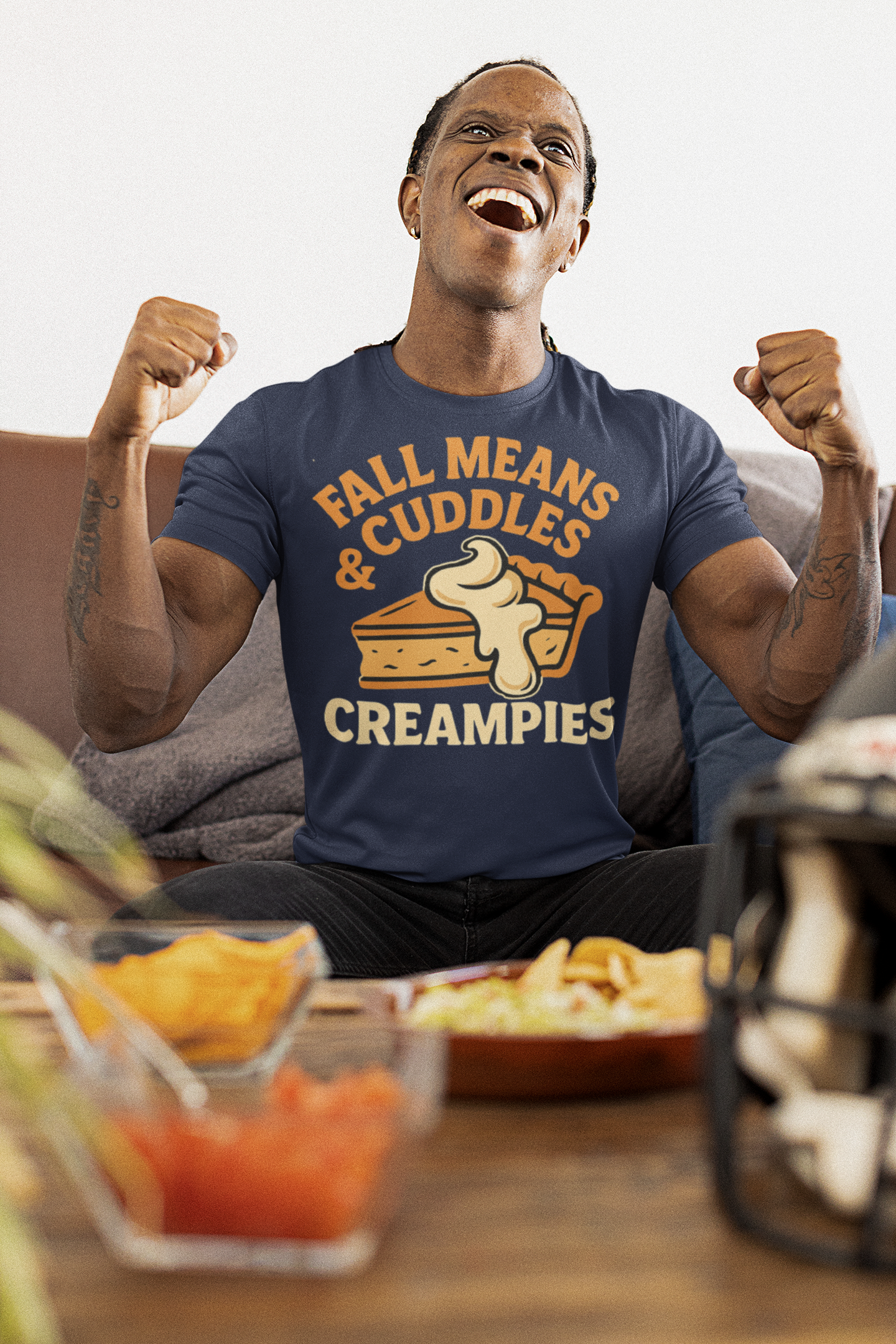 Fall Cuddles with Attitude – Unisex Bold Fall Streetwear Tee